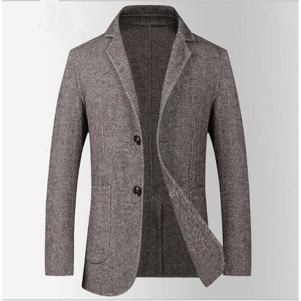 

new arrival brand clothing jacket suit jacket men wool blazer fashion male suits casual winter blazers men1, White;black