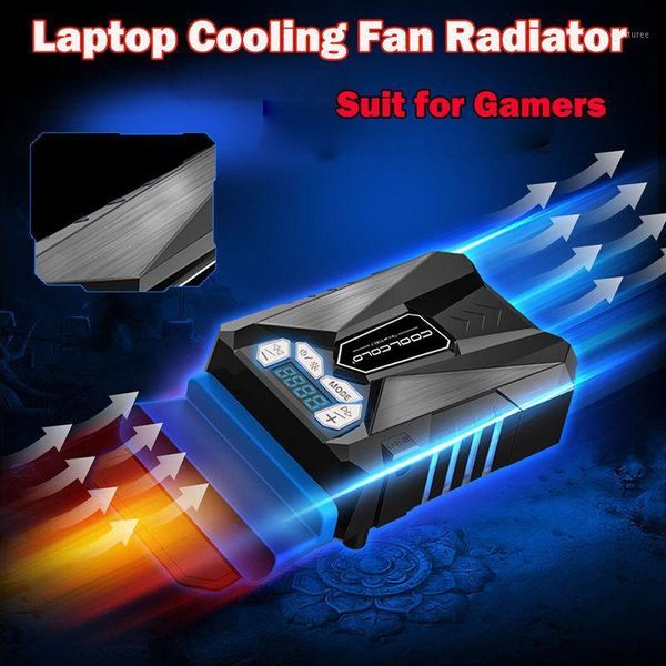 

lapcooling pads portable led adjustable usb pad external cooler fan radiator mute air extracting for pc1