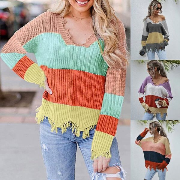 

свитер на бахроме tassel v шеи пуловер вязаный джемпер y2k эмо инди эстетический гранж уродливый генгарский африканский готический одежда же, White;black