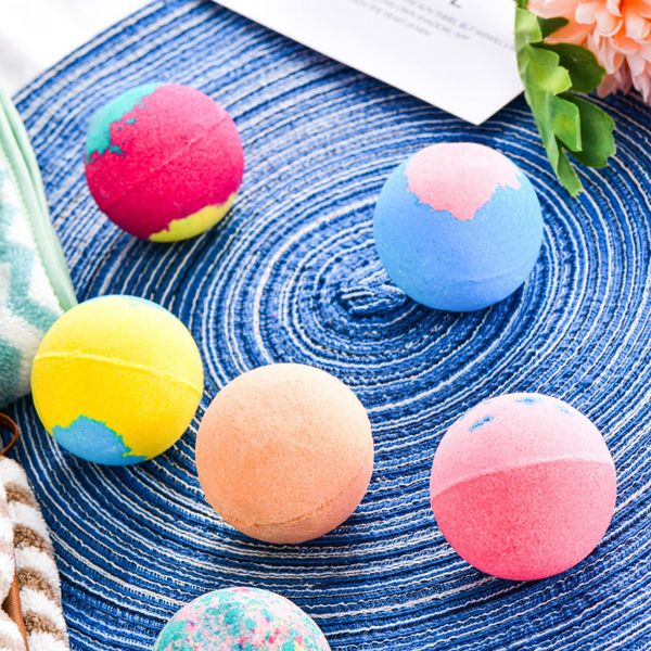 

colorful bath salts bomb ball coconut vanilla ocean grapefruit strawberry orange tea tree essential oils bath bubble balls wzg tb1855
