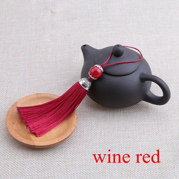 

2pcs 8cm hanging rope beads silk tassel fringe sewing bang tassel trim key tassels for diy embellish curtain accessories parts h qylayg