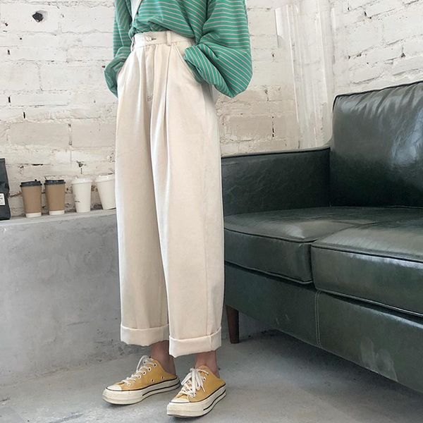 

casual white denim jeans pants femme 2020 pockets autumn boyfriend wide leg jeans 3xl plus size high waisted mom womens, Blue