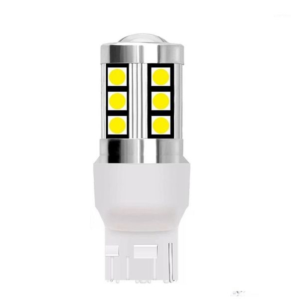 

1pcs 2020 new t20 7440 w21w wy21w 3030 led car tail bulb brake lights auto reverse lamps daytime running lights red white yellow1