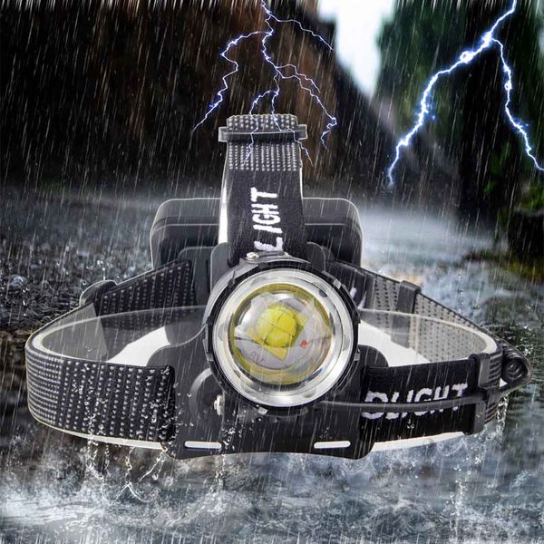 

waterproof multi-function led strong headlamp high power 5v 30w lamp head 3 levels of strong light