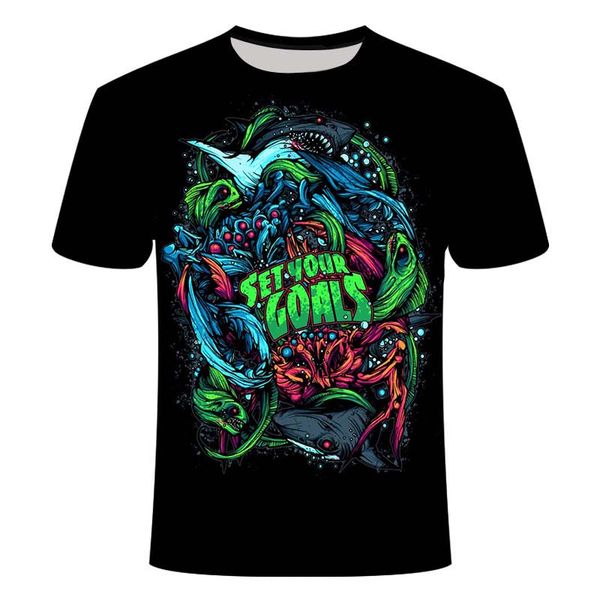 

skull skeleton punk rock gun vintage men clothing 3d print shirts graphic horror kawaii men clothing