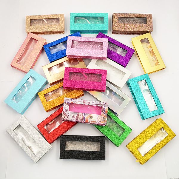 

butterfly eyelash packaging box empty glitter eyelashes case magnetic mink eyelashes packaging box with tray 36 styles