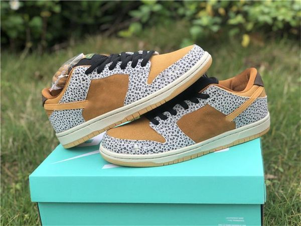 

2021 new sb dunk safari low neutral grey kumquat-desert ochre men women sports shoes sports sneakers with box cd2563-002, Black