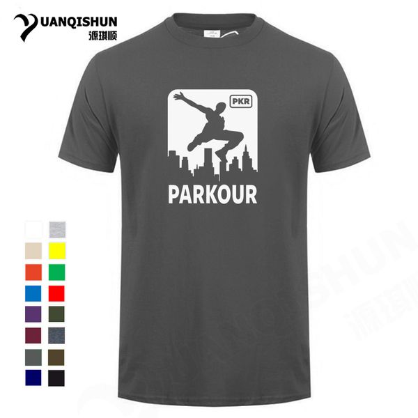 

sport new summer city parkour t shirt men clothing hip hop cool tees 16 color pure cotton leisure comfort mens t-shirt street