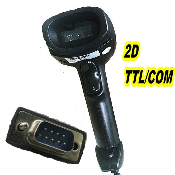 

2d ttl barcode scanner for db9-a interface wired qr pdf417 data matrix upc ean