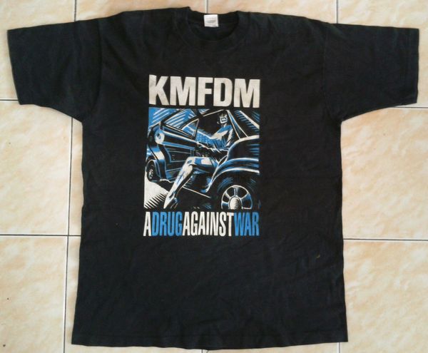 

rare vintage kmfdm industrial rock hardcore metal tour concert promo пять цветов балахон дизайнеров футболки толстовка