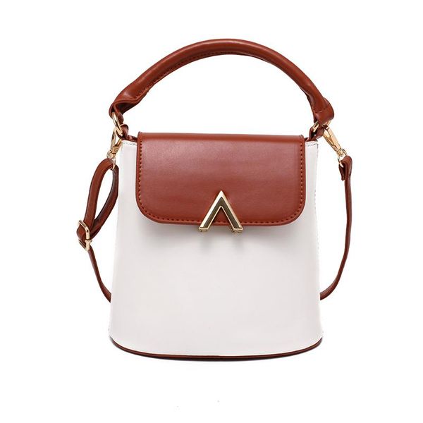 

luxury women's bag contrast color crossbody bag for women shoulder brand designer women bags bucket handbag