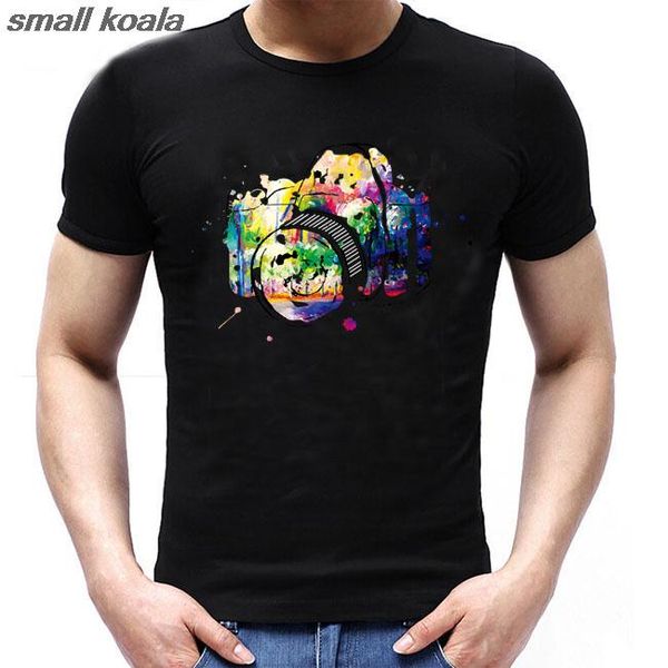 

new arrival funny colorful pgraphic camera printed summer mens boy hipster short sleeve sport hooded sweatshirt hoodie men t shirt