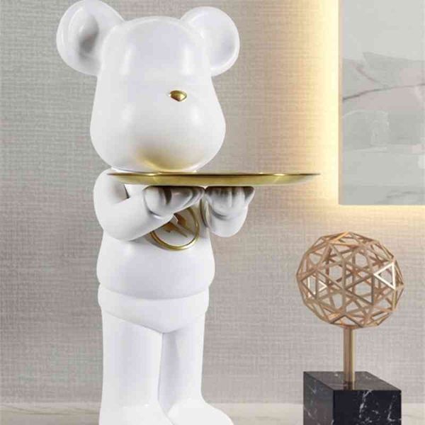 

33violent bear welcome landing next to the tv cabinet in super large living room