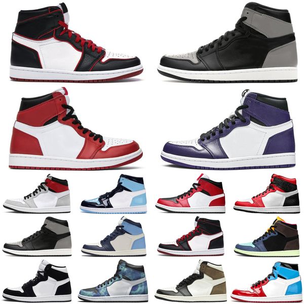 

1 1s jumpman men women basketball shoes dark mocha snake unc obsidian mens trainers sports sneakers