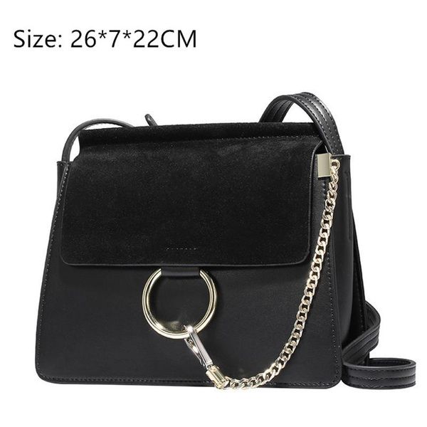 

bags suede luxury circle ring shoulder bags women ladies flap chain messenger classic crossbody female famous handbags designer mukk kfpro