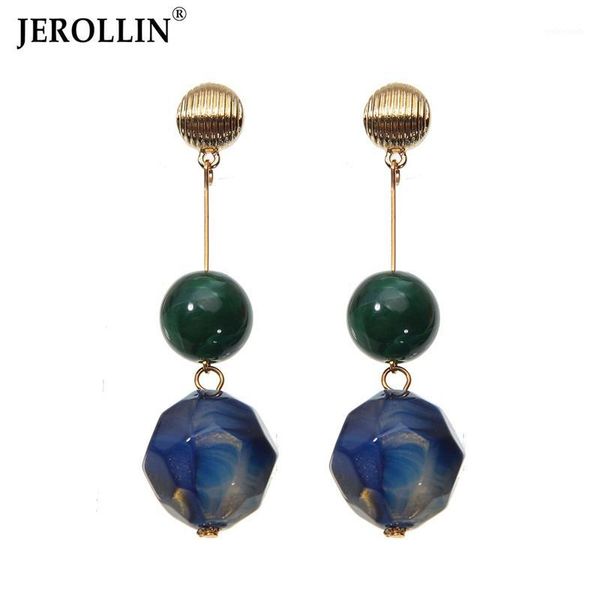

dangle & chandelier jerollin 9 colors womens earrings alloy resin fashion boho jewelry drop earring kolczyki pendientes oorbellen1, Silver