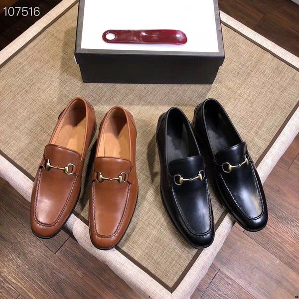 

men dress shoes formal wedding leather shoes business casual office men's flats oxfords, Black