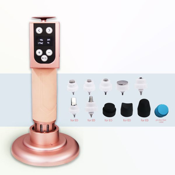 

handheld low intensity safe electromagnetic extracorporeal shockwave for pain relief body relaxation massage edswt ed treatment