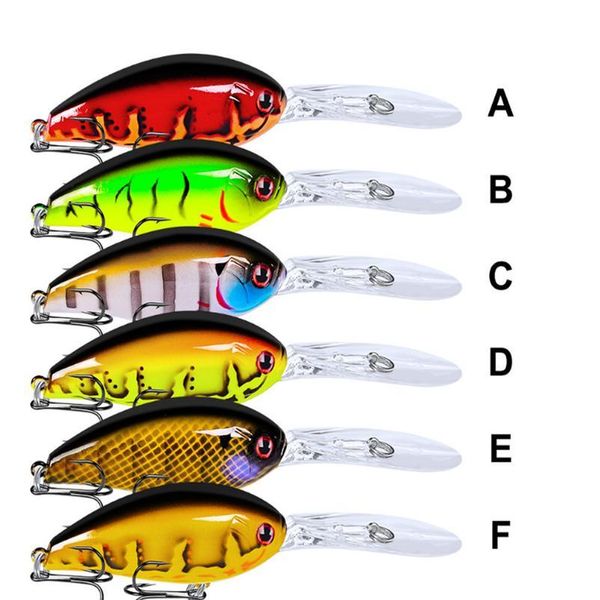 

1pcs laser wobbler fishing lure 115mm 17.5g artificial hard baits crankbait 3d eyes jerkbait for bass carp qylhgv