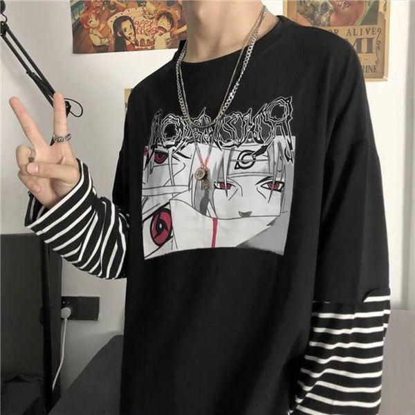 

gothic harajuku t shirt women clothes t shirt casual cute amine streetwear tshirt hip hop cartoon print shirts tee, White