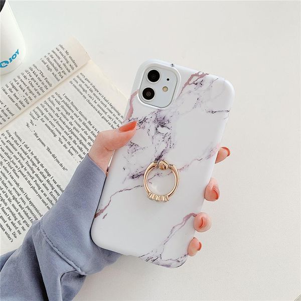 

ring marble cases for samsung galaxy s20 ultra s8 s9 s10 s20 plus s10e soft silicone back cover for samsung note 10+ bbypns packing2010