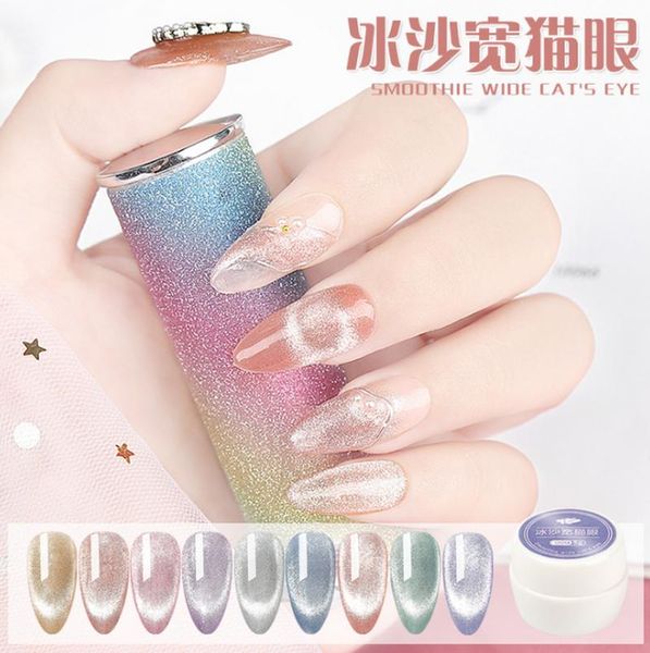 

200pcs cat eye gel polish soak off luminous magic crystal cat eye uv gel glitter soak off nail varnish, Red;pink