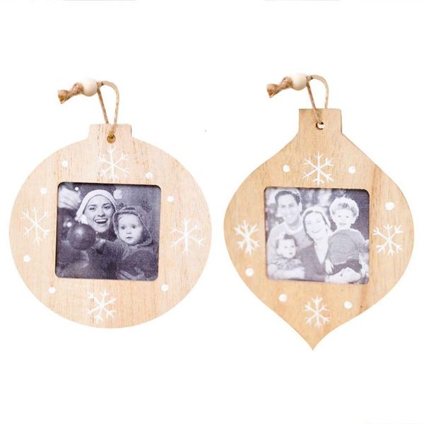 

diy wooden p frame pendant tree ornaments christmas decorations for home navidad