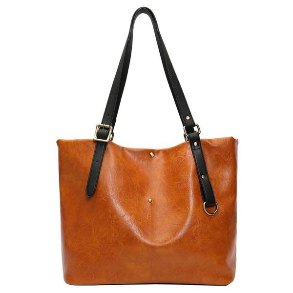 

the first layer of cowhide european and american leather handbags 2020 new fashion shoulder messenger bag trend handbag