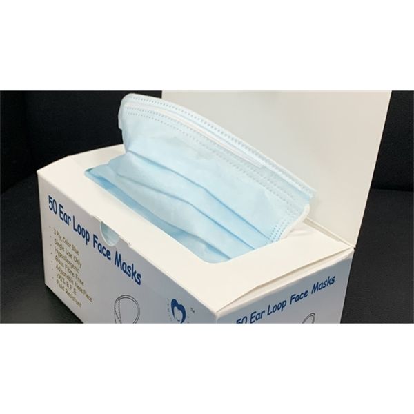 

2021 latest disposable mask non-woven 3ply cover high face mouth pfe new