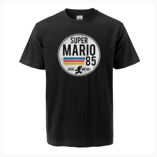 

sport super mario 85 t shirt game print men summer short sleeve fashion cotton streetwear harajuku plus size casual fitness tees