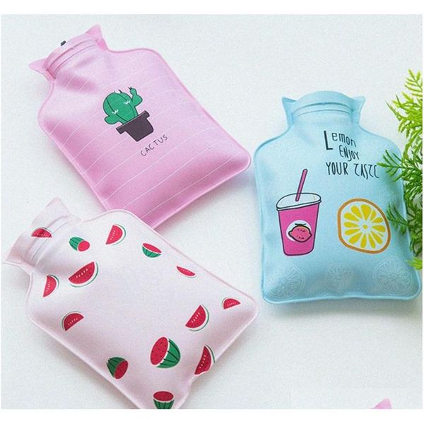 

hand warm water bottle portable hand warmer water injection storage bag tools cartoon cute mini qylruo ppshop01