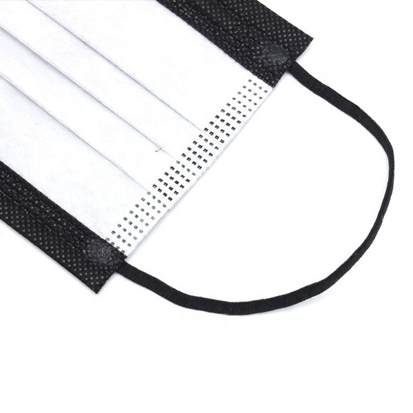 

disposable seller fashion black face mask