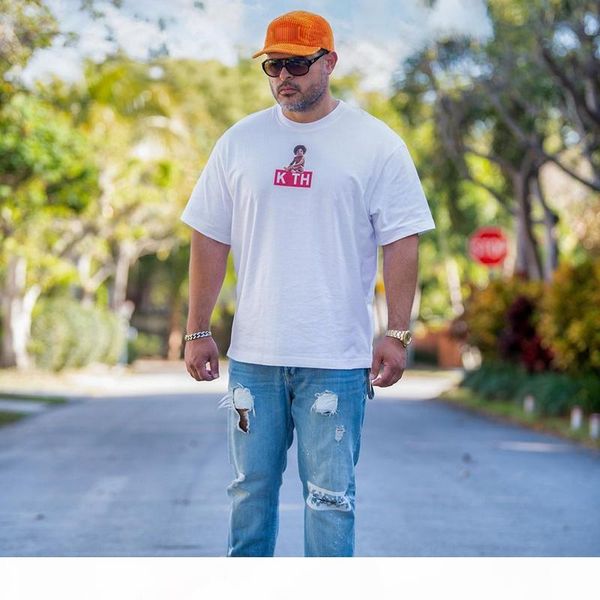 

red logo letters child printed short sleeves casual simple tooling white t-shirt summer street solid tee breathable crew neck hfhltx123, White;black