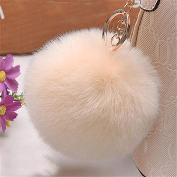 

8см 15см поддельный fox pom pon бал fulffy плюша шарика snap кнопки для diy hat обувь сумки coat мода дети игрушки волос pompom bbyhzv warms