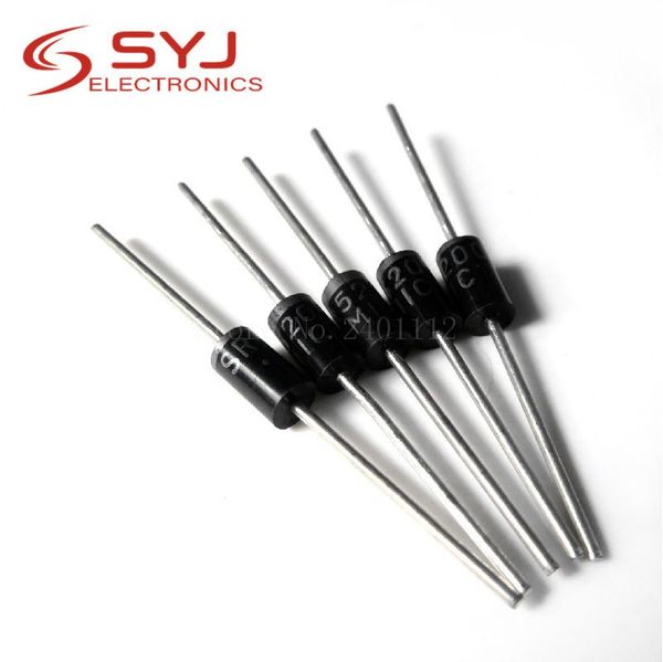 

10pcs / серия sr5200 sb5200 шотки выпрямитель диод 5a 200v do-201ad do-27 в наличии