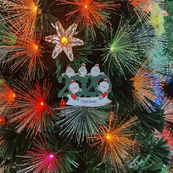 

50pcs / серия новый год customized рождество маска снеговик украшения висячие кулон 4 стили деревянные украшения для подарка детей wmtfpm