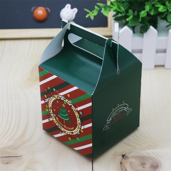 

50шт рождественские конфеты коробка колокол рождественские конфеты яблоко упаковочные бумаги коробка рождественские канункой вечеринка печен