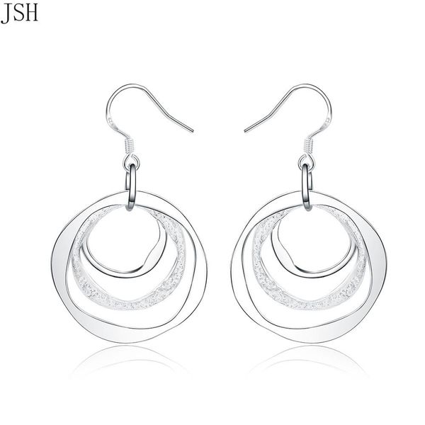 

wholesale fashion silver color earrings elegant cute women charms wedding classic jewelry layd lovly gift jshle008 h sqcyla, Golden