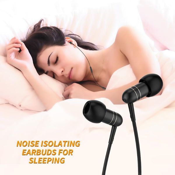 

langsdom mini sleeping in-ear earphone with microphone lightweight earphones earbuds 3.5mm noise cancelling headset for phone1