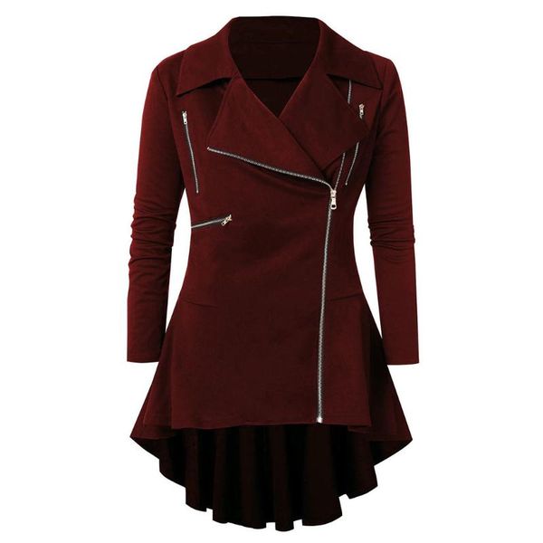 

womens leather jacket hooded long sleeve solid long sleeve zipper outerwear coat autumn winter women coats ladies #yl10, Black;brown