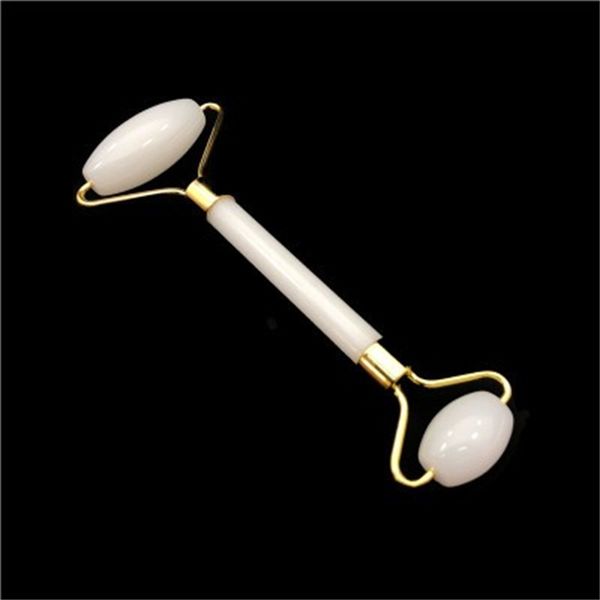 

portable jade massage roller with 2 head natural stone beauty massage stick multi color womens healthcare accessories 16kj e1