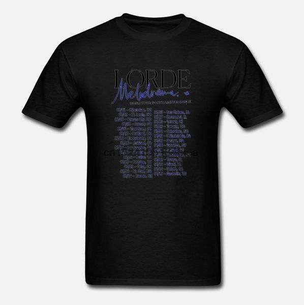 

sport lorde melodrama concert world tour dates 2018 t-shirt size s-5xl(2