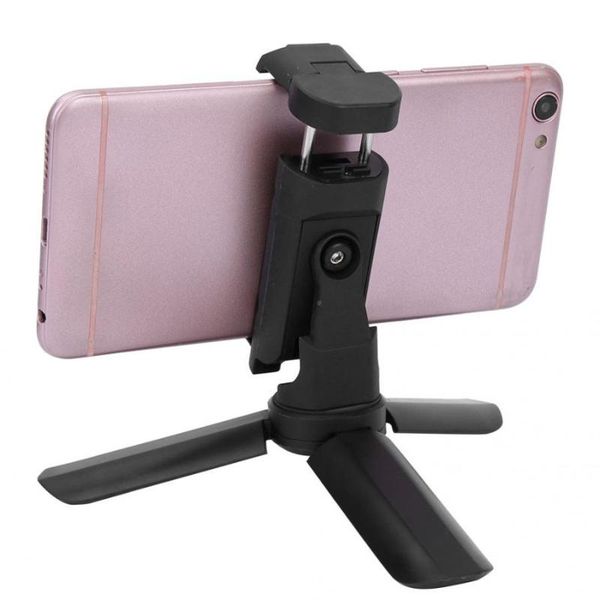 

mini foldable tripod stand with detachable 360 degree rotatable phone clip mini tripod monopod for mobile phone canera universal