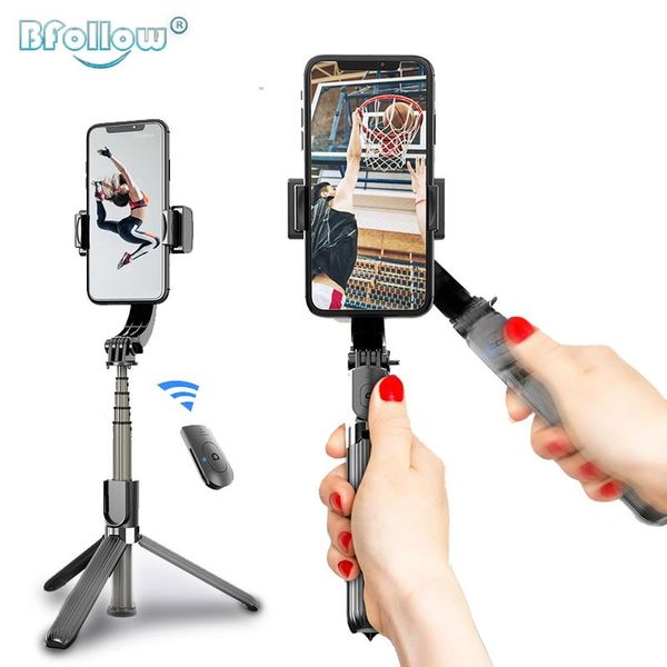 

bfollow 4 in 1 stabilizer tripod professional gimbal selfie stick stand holder for smartphone shoot video mobile phone