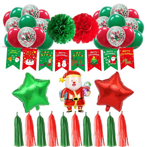 

film nicro aluminum santa balloon claus suit christmas decorations