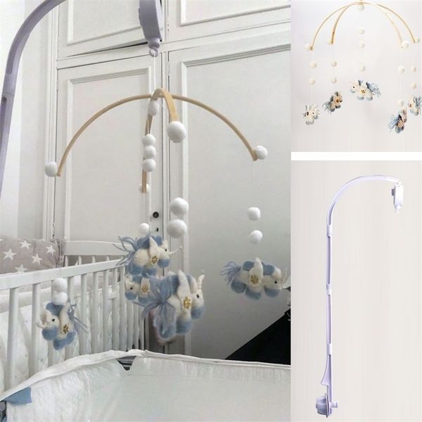 

rattles cute cartoon mobile crib wooden felt toy for newborns wind bell baby room decoration pgraphy prop y200111