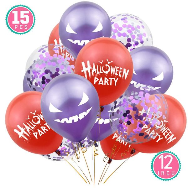 

amawill halloween воздушный шар гирленд arch kit diy оранжевые черные надувные игрушки воздушные шары набор для хэллоуин партия украшения sq