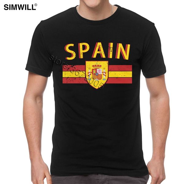 

spain distressed flag spanish espana crest shield men vintage short sleeved national pride tshirt sport hooded sweatshirt hoodie men t shirt
