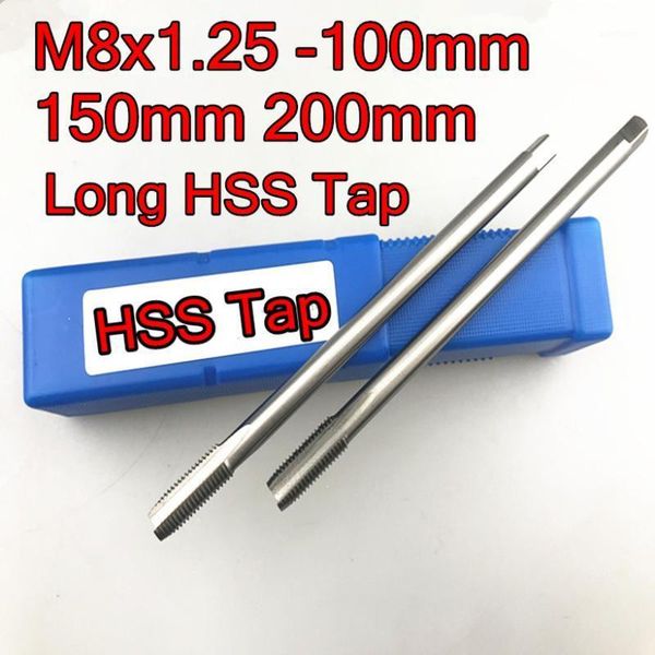 

m8x1.25-100mm 150mm 200mm h2 long hss machine tap processing: alloy steel, etc
