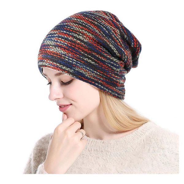 

dankeyisi warm hat cap woman knit beanie cap braided hat men thick skull winter hats f qylskj